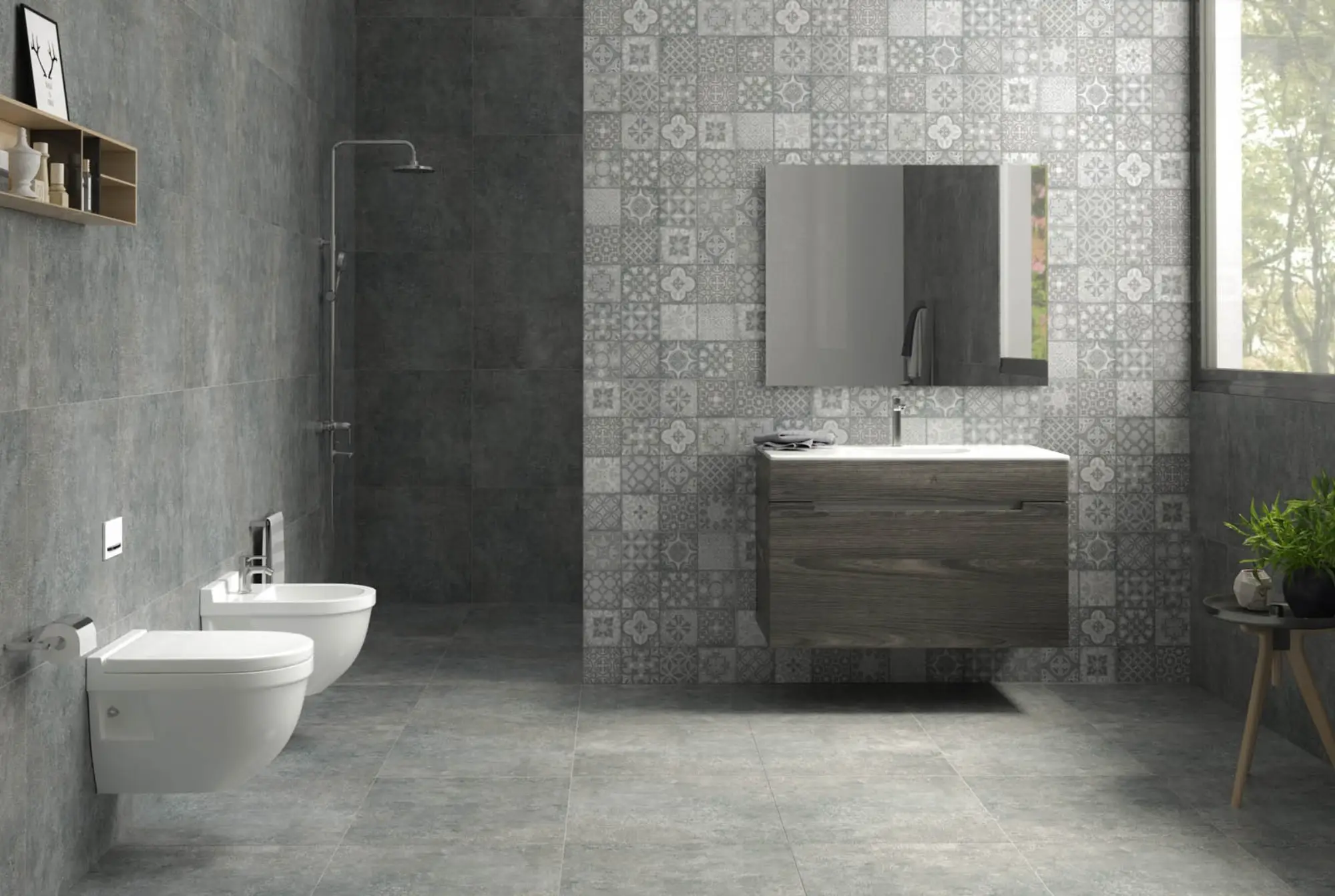 Baño Gris Valencia Reforma